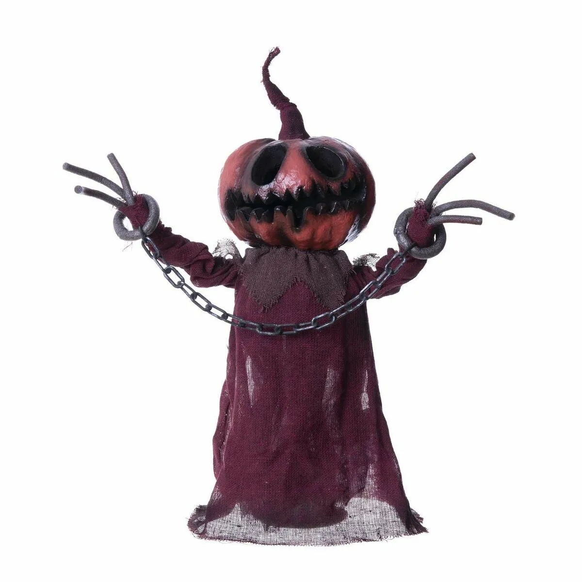 Decorazione per Halloween My Other Me Zucca Fantasma Animatronic Cambio di colore Rosso