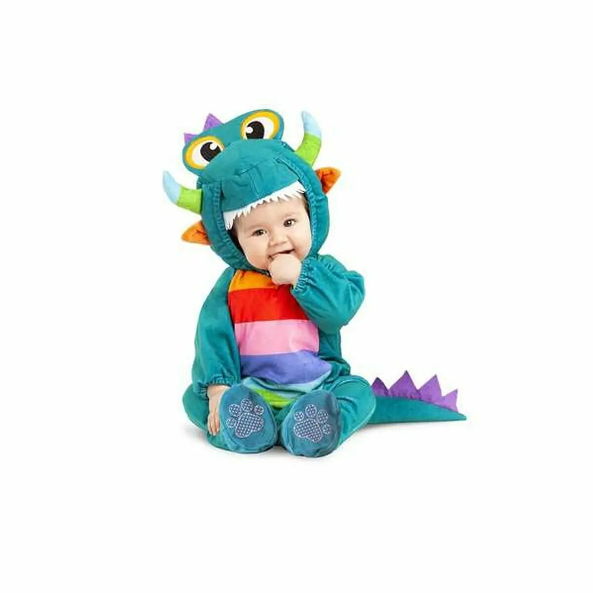 Costume per Bambini My Other Me Verde Drago 12-24 Mesi (4 Pezzi)