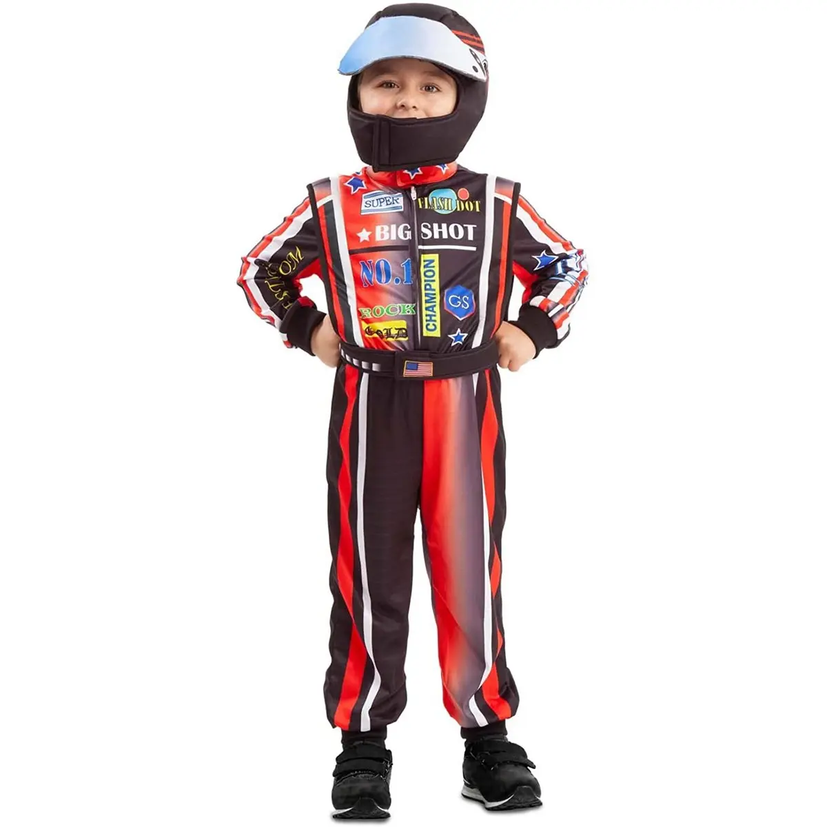 Costume per Bambini My Other Me Pilota Stradale Nero 12