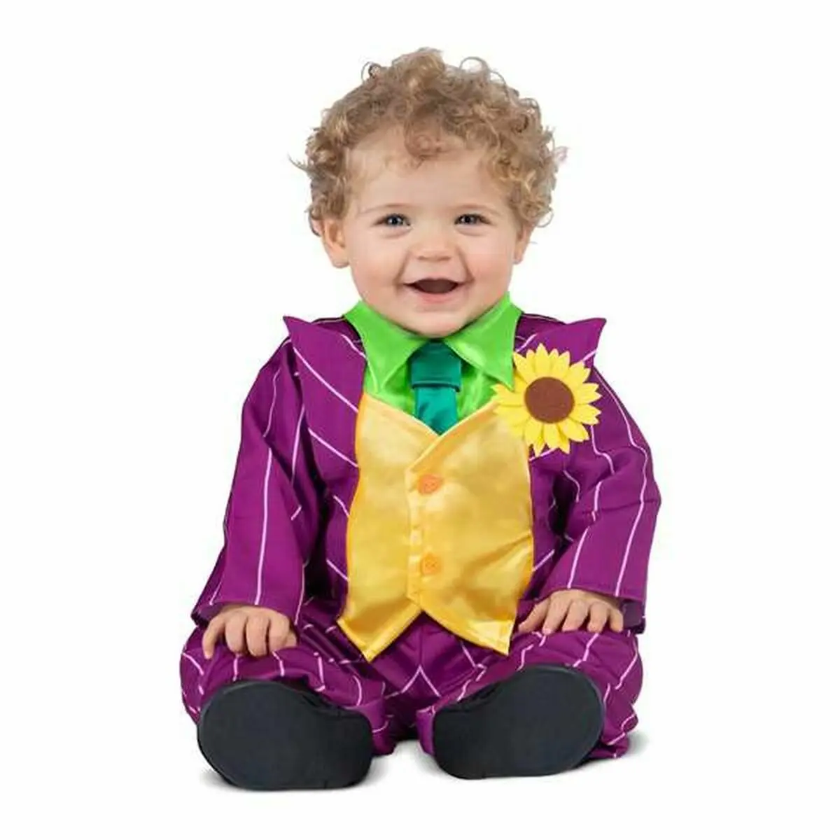 Costume per Bambini My Other Me Girasole Pagliaccio Viola (2 Pezzi)