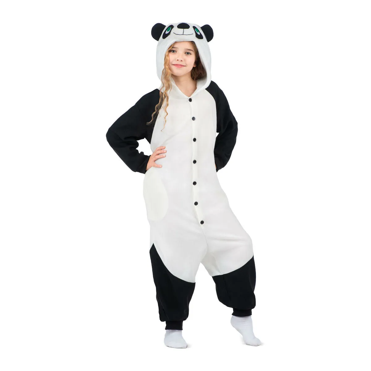 Costume per Bambini My Other Me Panda Bianco Nero Taglia unica (2 Pezzi)