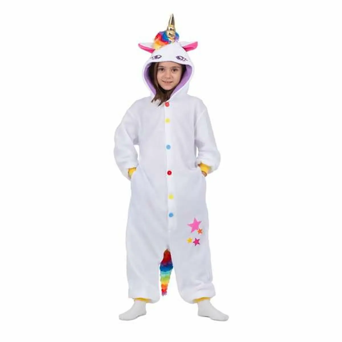 Costume per Bambini My Other Me Bianco Unicorno Taglia unica (2 Pezzi)