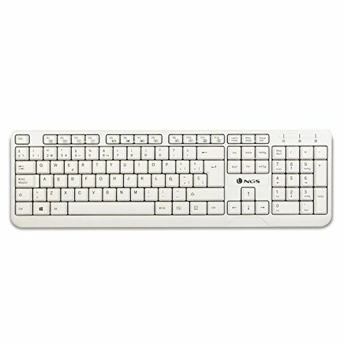 Tastiera NGS NGS-KEYBOARD-0284 Bianco