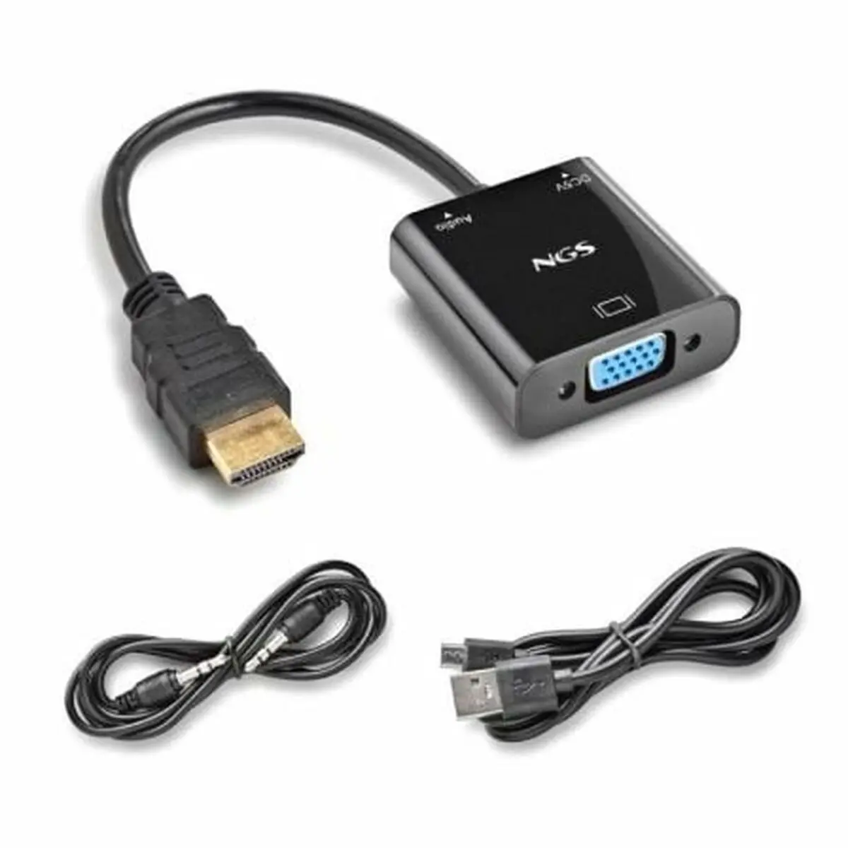 Adattatore HDMI con VGA NGS CHAMALEON 15 cm Nero