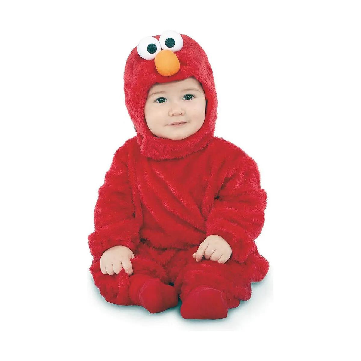 Costume per Neonati My Other Me Elmo Sesame Street 7-12 Mesi (2 Pezzi)