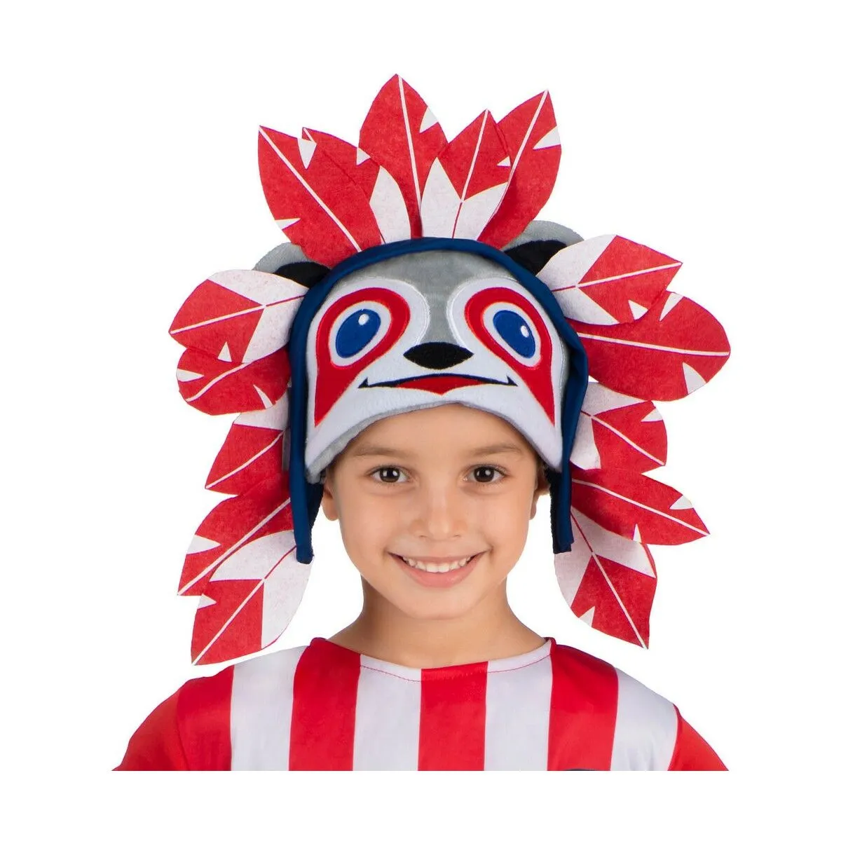 Costume per Bambini My Other Me    Cappello Pennacchio Atlético de Madrid Taglia unica