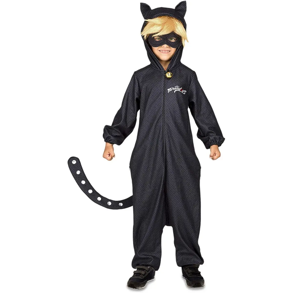 Costume per Bambini Nero 10-12 Anni Gatto