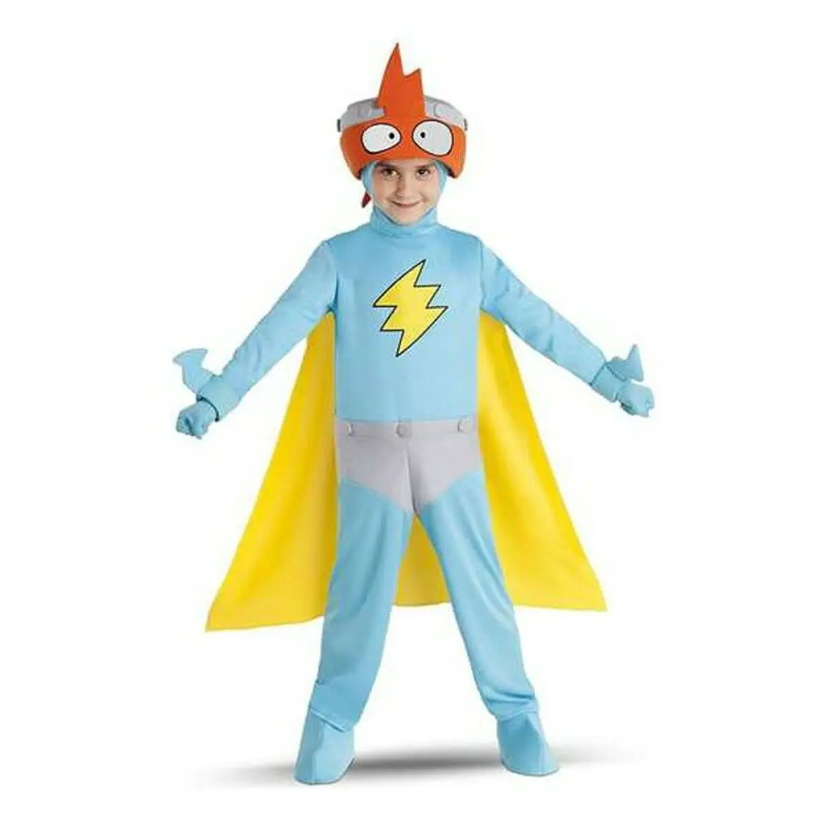 Costume per Bambini Superthings Kid Kazoom Multicolore S 4-5 Anni