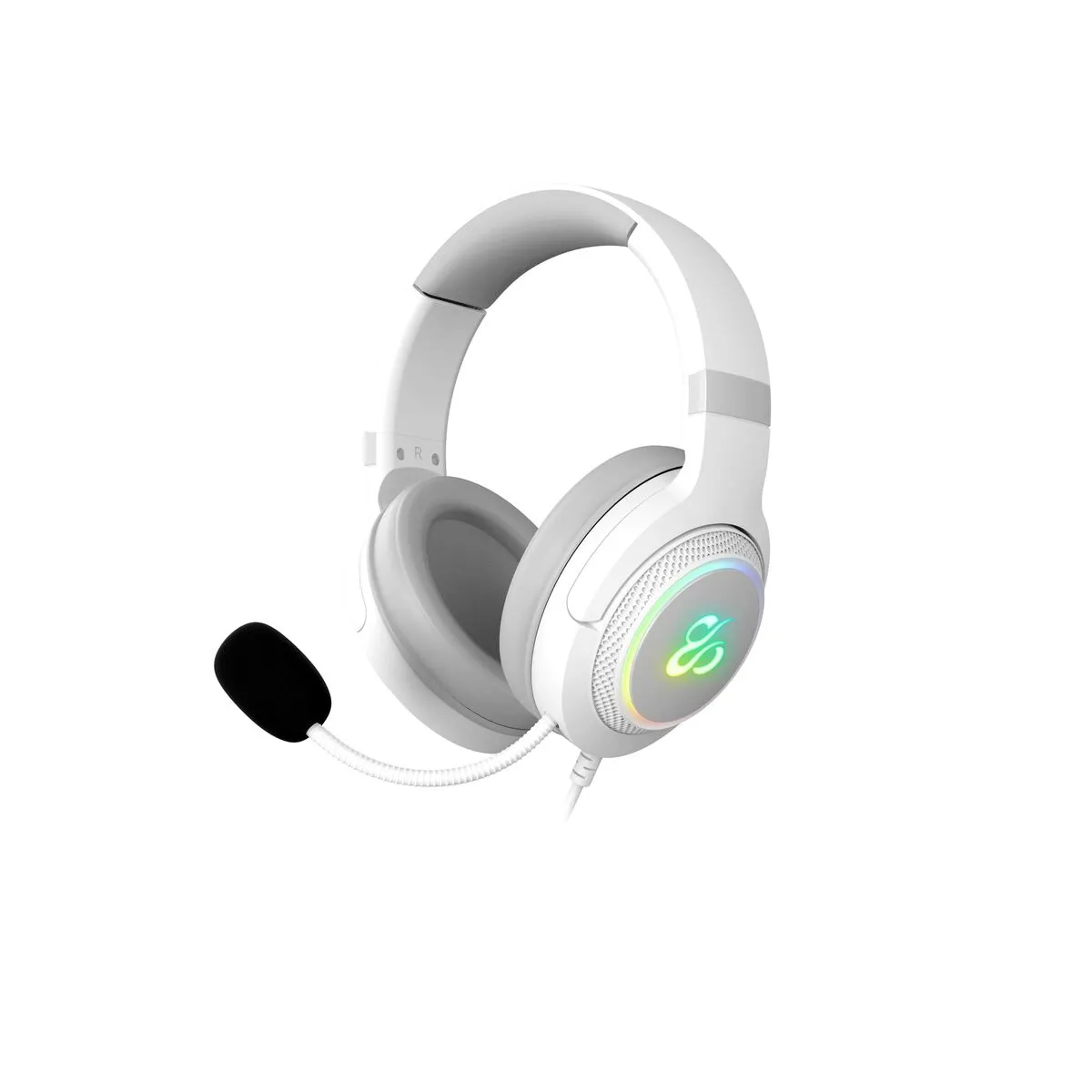 Auricolari con Microfono Gaming Newskill Sobek Ivory 7.1