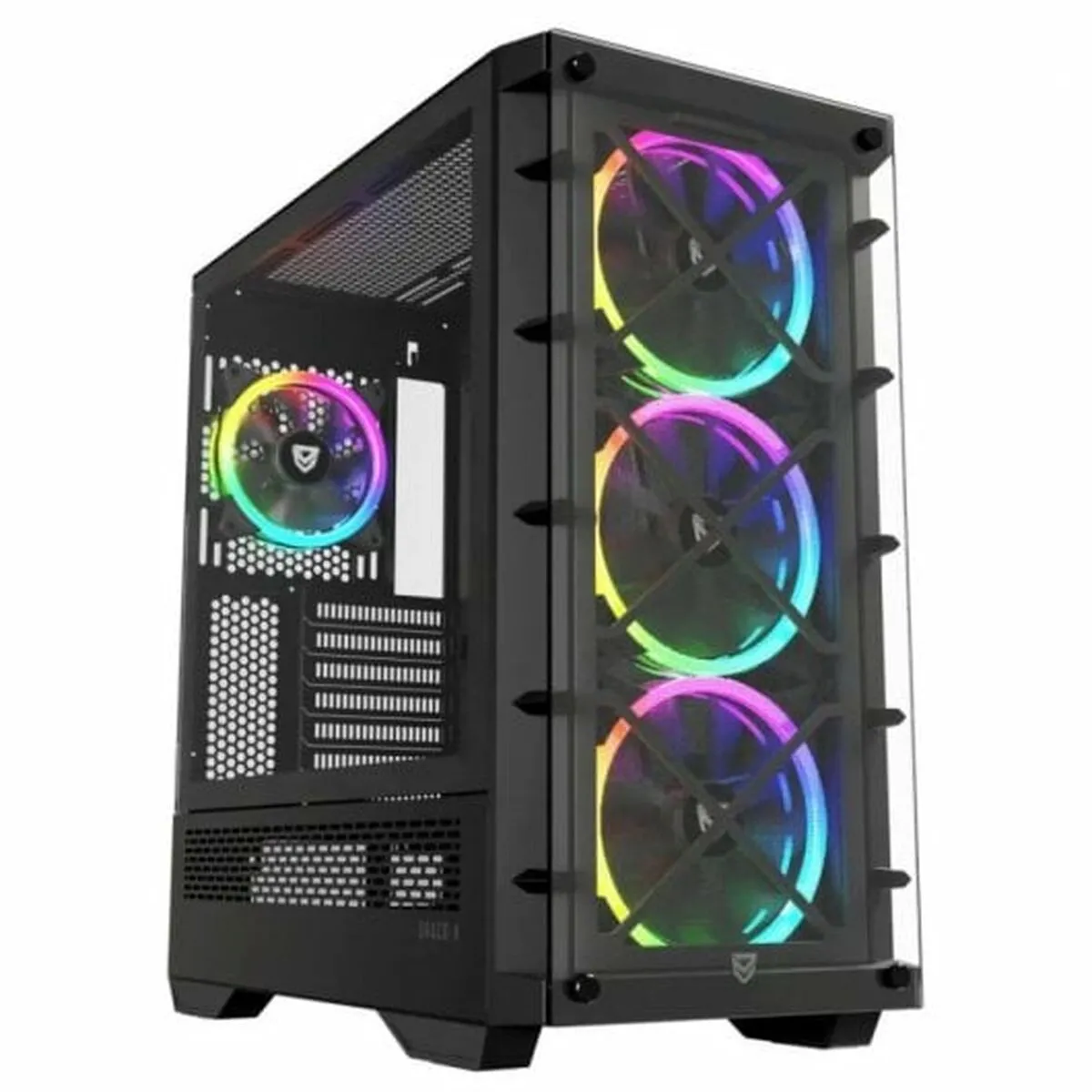 Case computer desktop ATX Nfortec Draco Nero