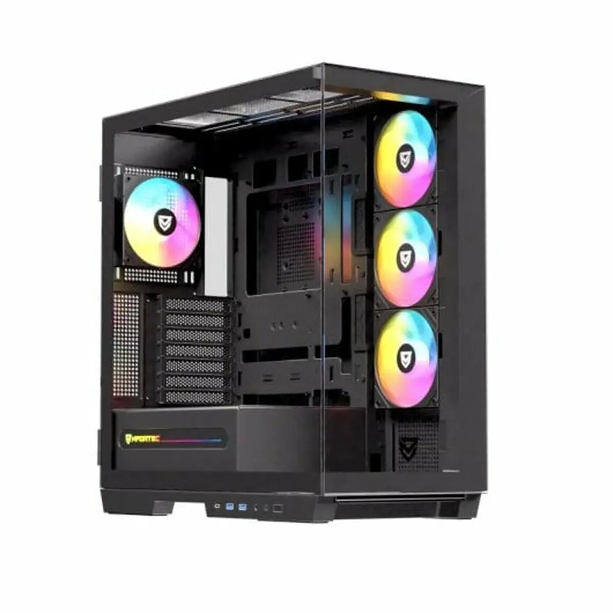 Case computer desktop ATX Nfortec Nero