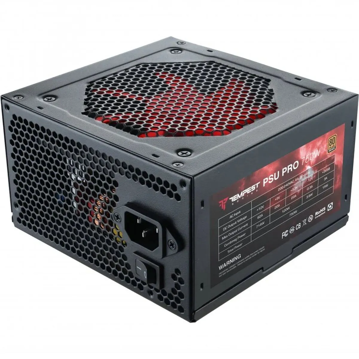 Fonte di alimentazione Gaming Tempest PSU PRO 750W