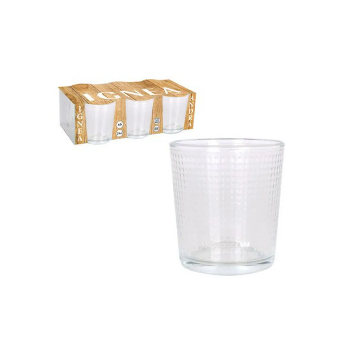 Set di Bicchieri La Mediterránea Ignea andra 6 Unità (6 pcs)