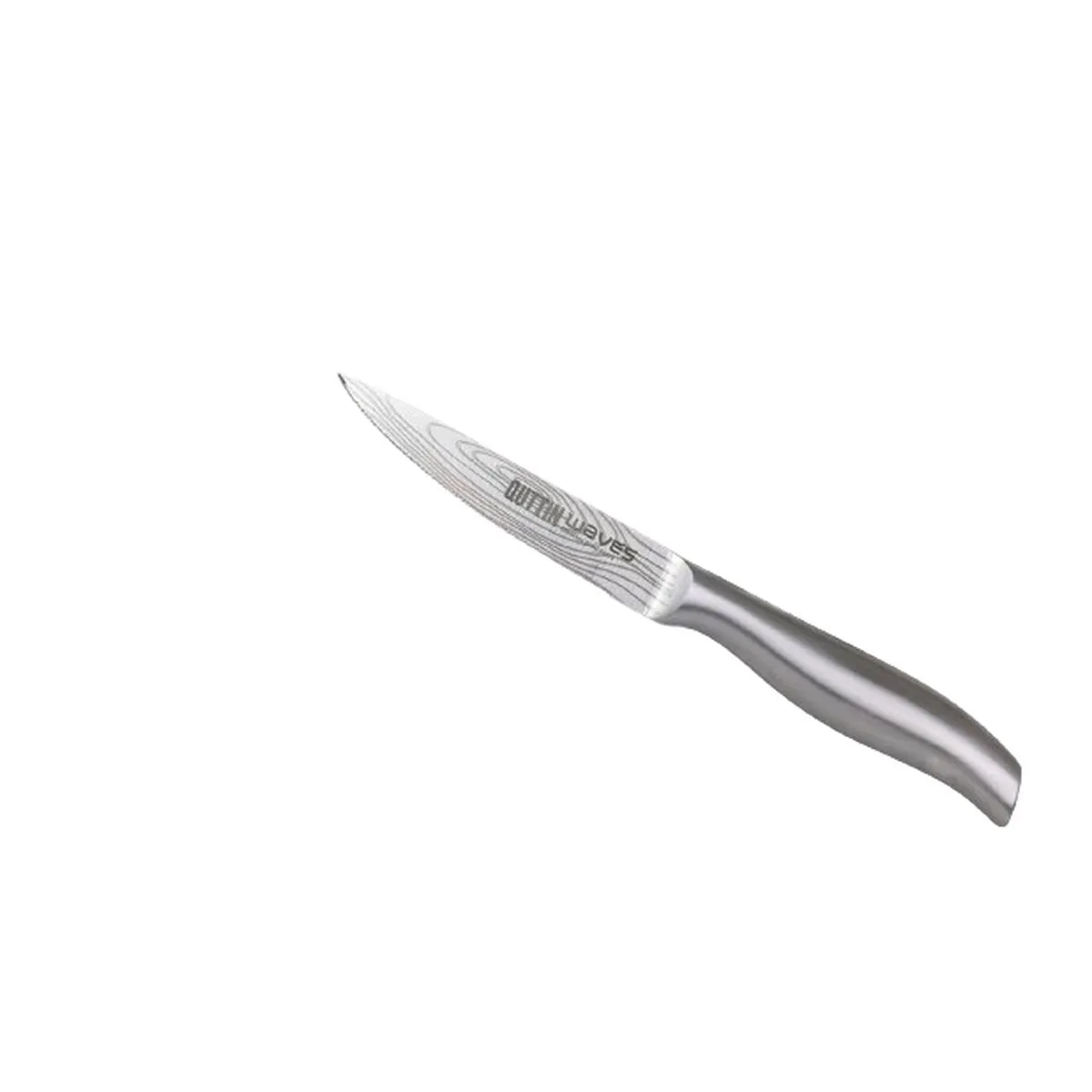 Coltello da Bistecca Quttin Waves Argentato 11 cm