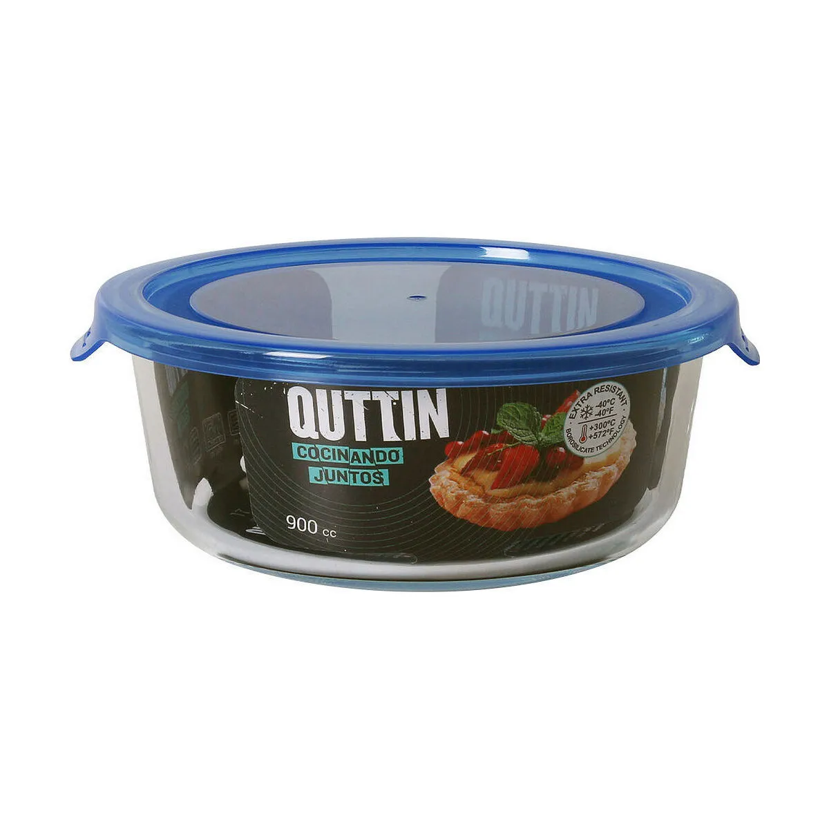 Porta pranzo Quttin   Rotonda Azzurro 900 ml (Ø 17,7 x 7 cm)