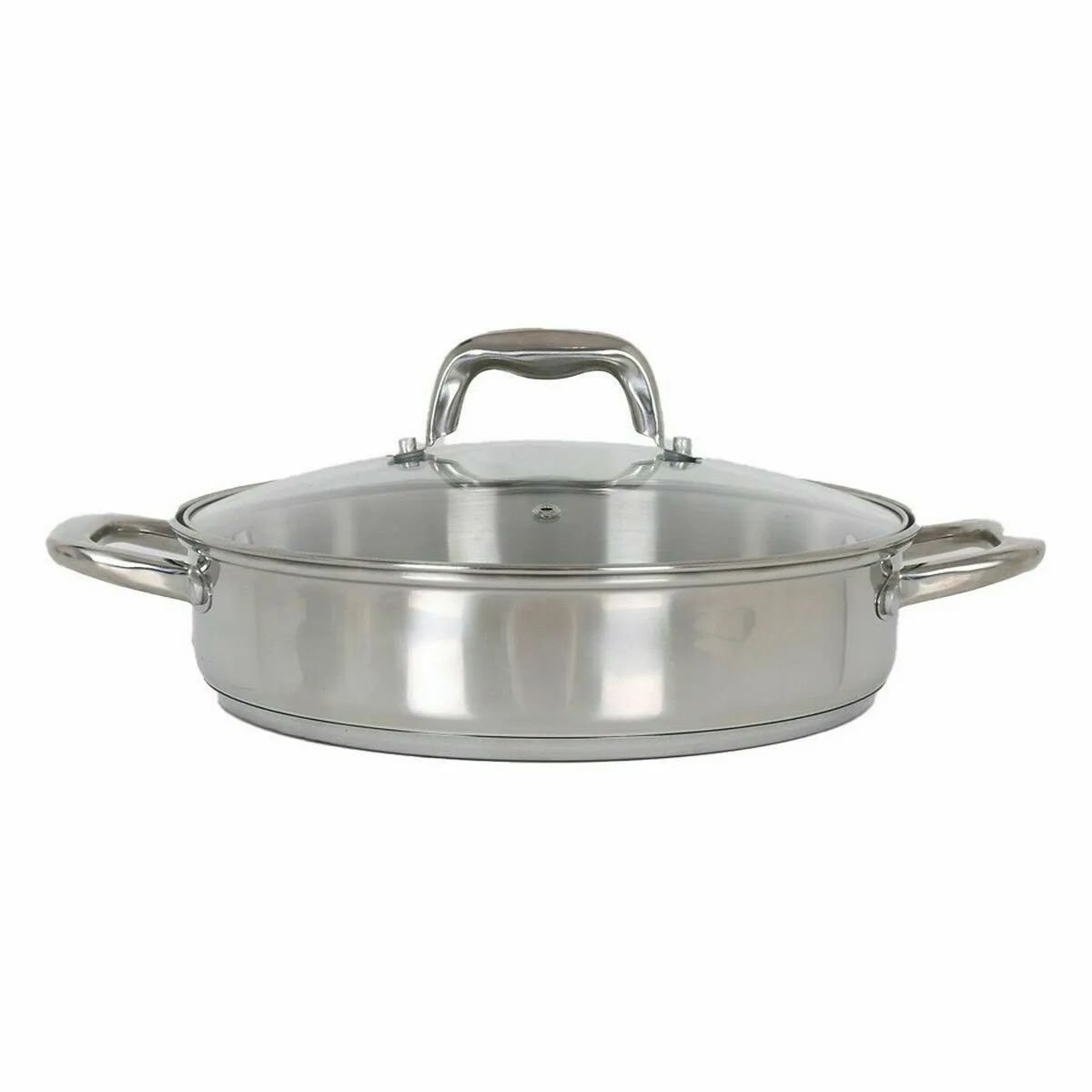 Casseruola con coperchio in vetro Quttin 2,2 L Ø 24 x 6 cm