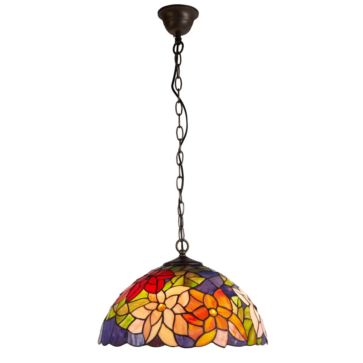 Lampadario Viro Güell Multicolore Ferro 60 W 40 x 130 x 40 cm