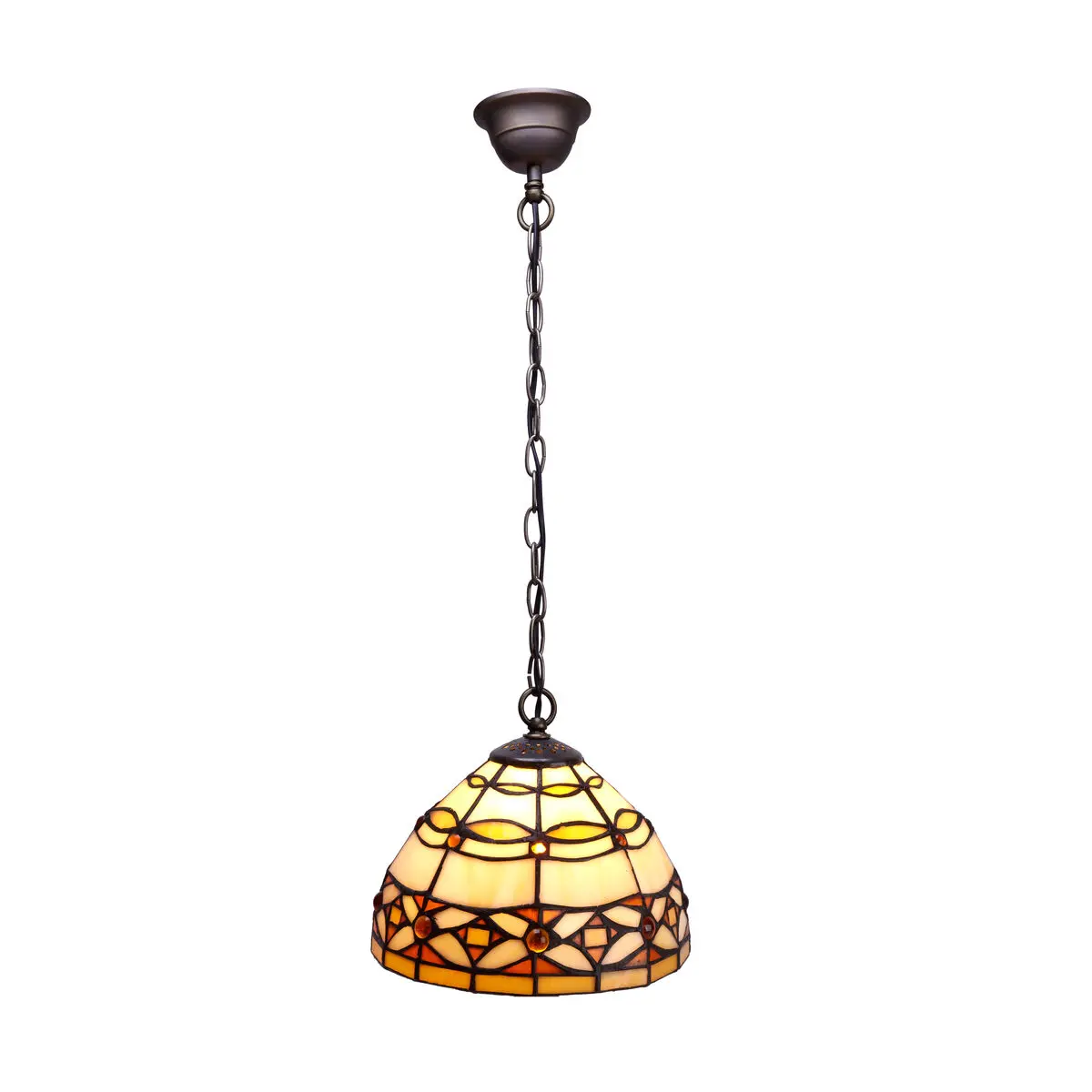 Lampadario Viro Marfíl Avorio Ferro 60 W 20 x 125 x 20 cm