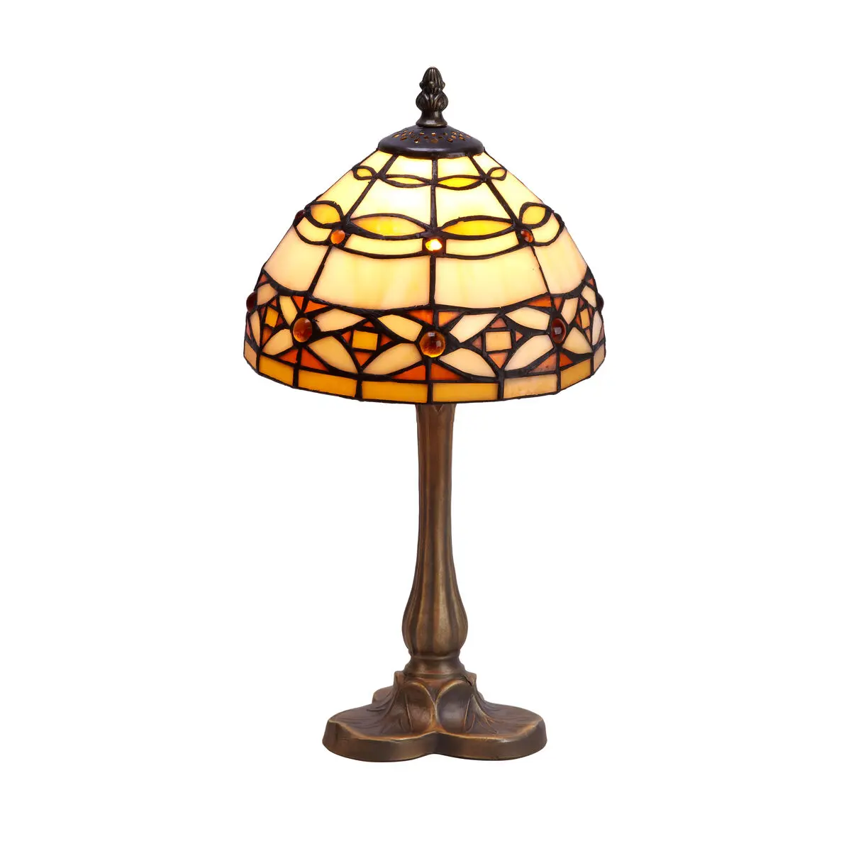 Lampada da tavolo Viro Marfil Avorio Zinco 60 W 20 x 37 x 20 cm