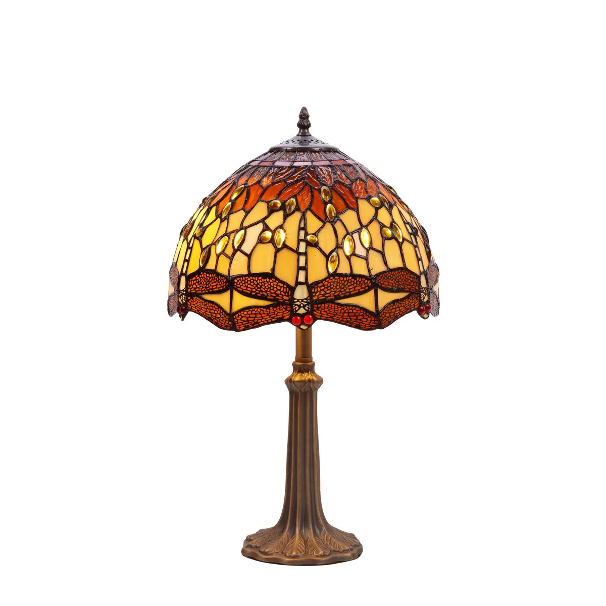 Lampada da tavolo Viro Belle Amber Ambra Zinco 60 W 30 x 50 x 30 cm