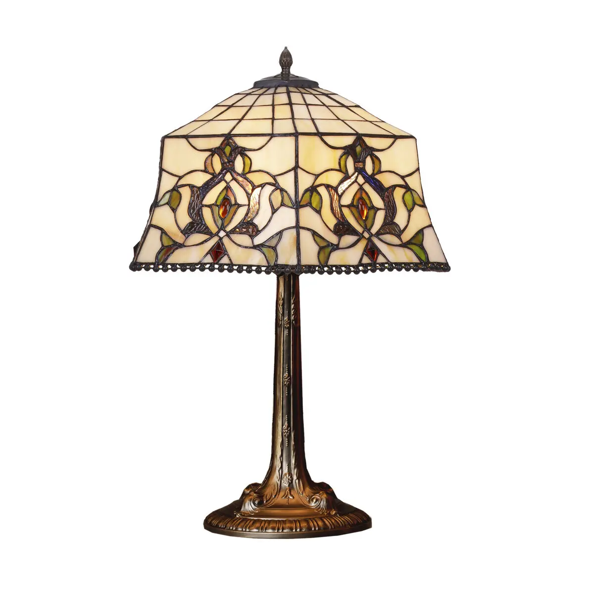 Lampada da tavolo Viro Hexa Avorio Zinco 60 W 40 x 60 x 40 cm