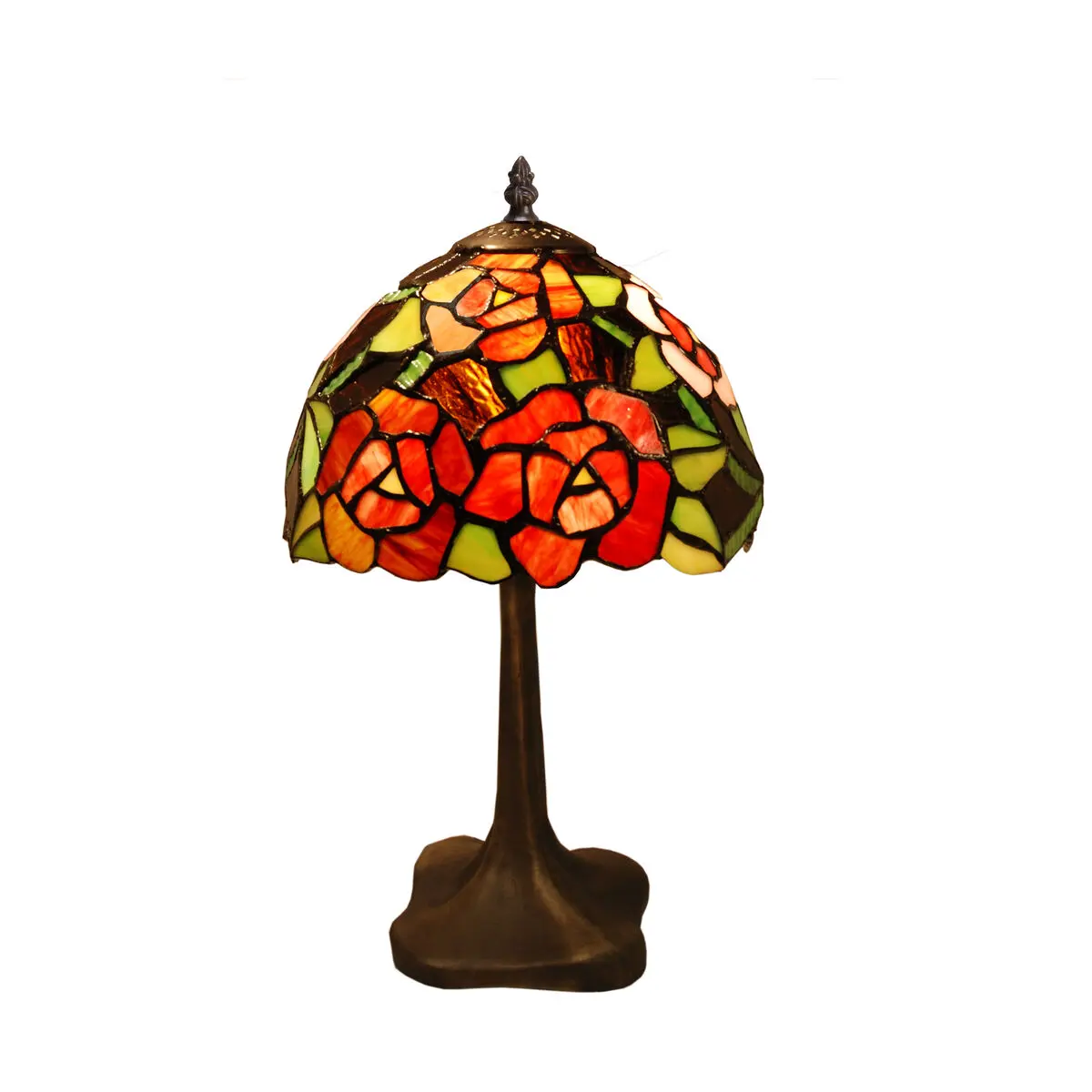 Lampada da tavolo Viro New York Rosso Zinco 60 W 20 x 37 x 20 cm