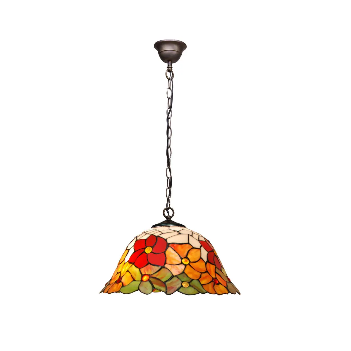 Lampadario Viro Bell Multicolore Ferro 60 W 40 x 130 x 40 cm