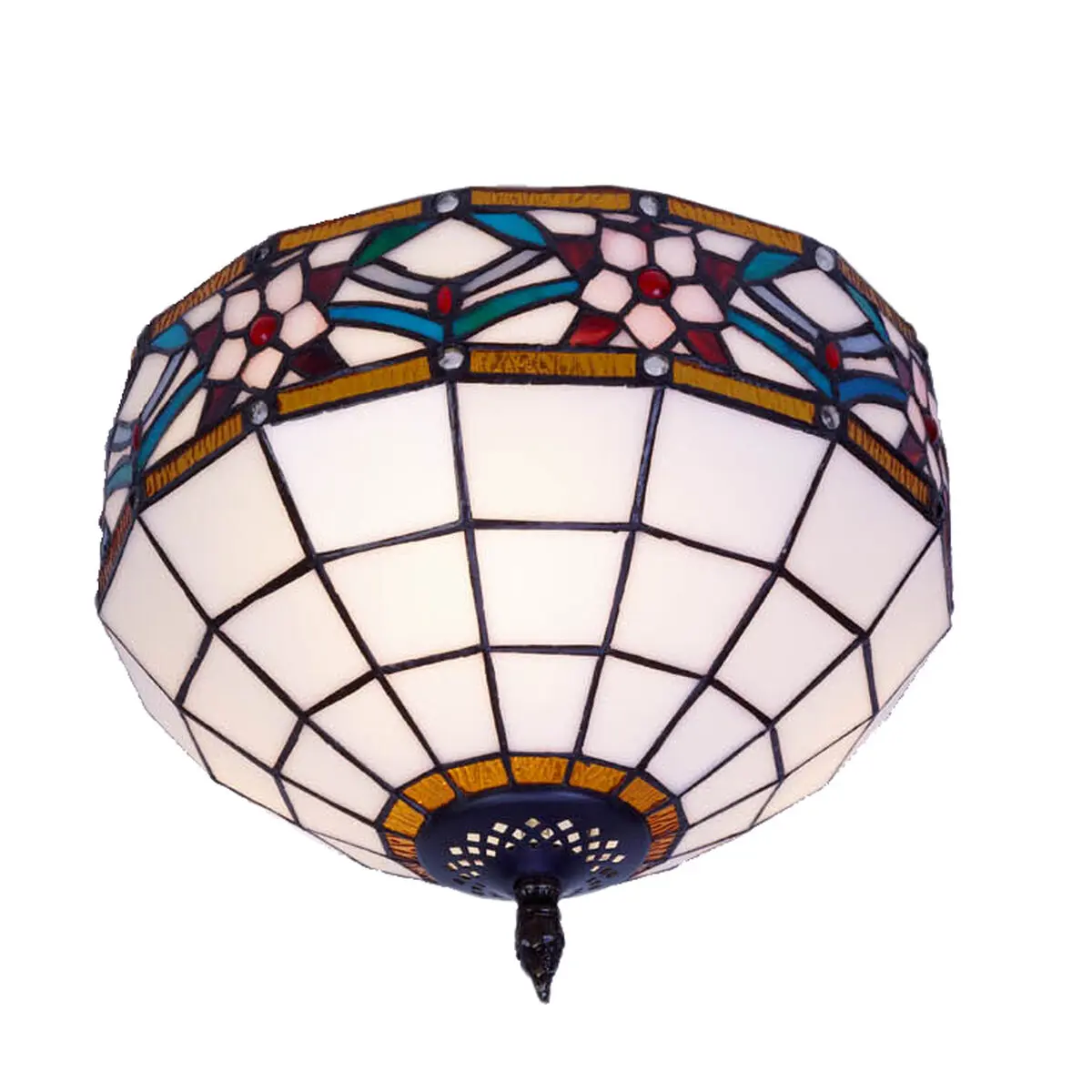 Lampadario Viro Museum Bianco Ferro 60 W 30 x 25 x 30 cm