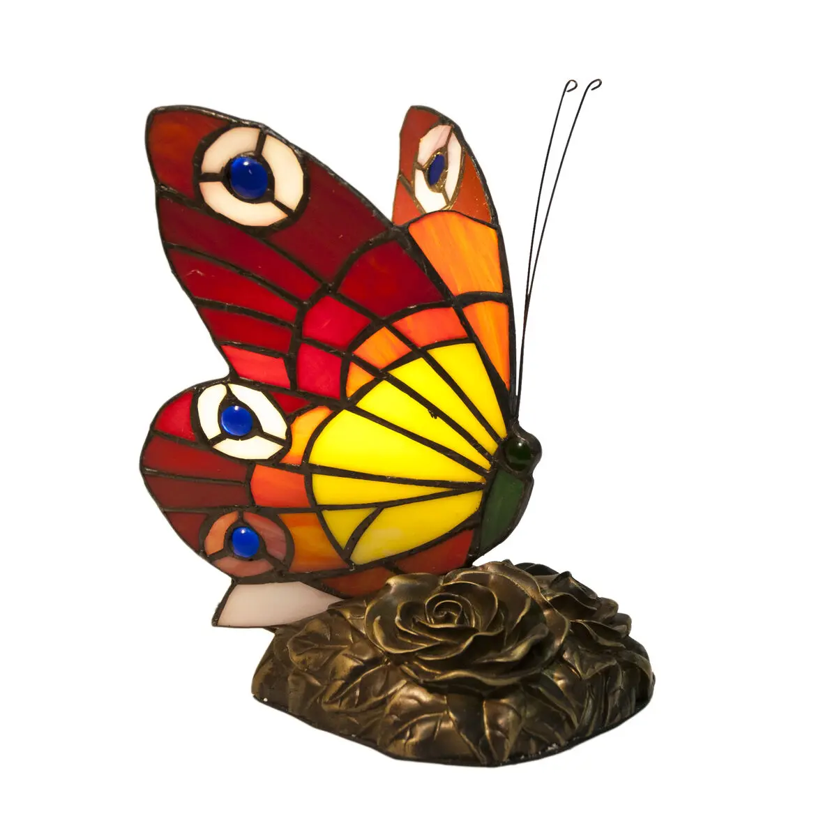 Lampada da tavolo Viro Mariposa Multicolore Zinco 60 W 23 x 28 x 23 cm Farfalla