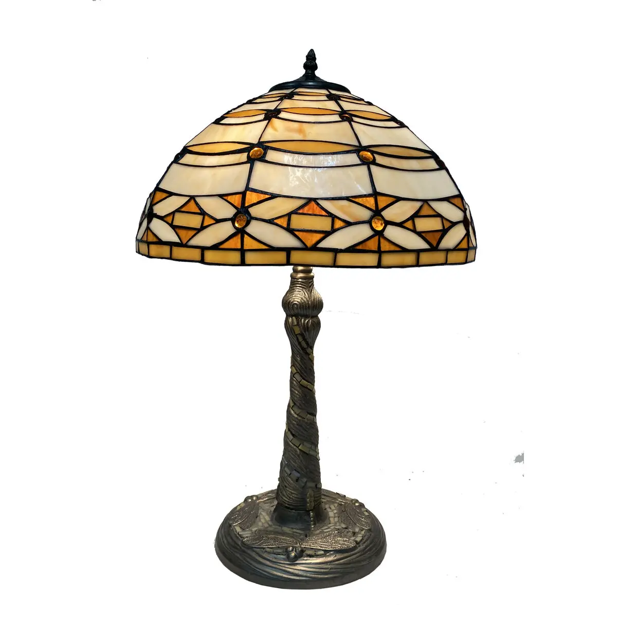 Lampada da tavolo Viro Marfil Avorio Zinco 60 W 110-240 V 40 x 60 x 40 cm