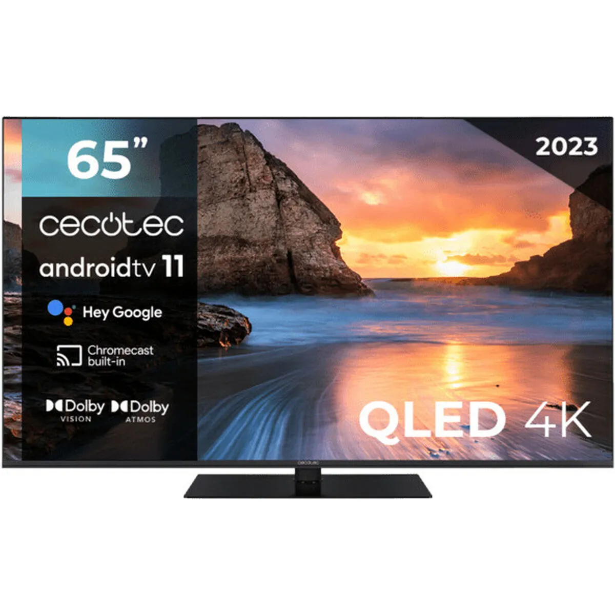 Smart TV Cecotec VQU11065Z+ Wi-Fi 65" 4K Ultra HD QLED