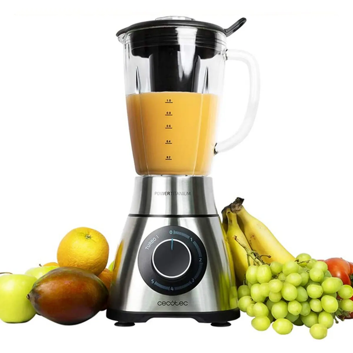 Frullatore Cecotec Power Black Titanium 1300 PerfectMix 1,8 L 1300W Acciaio inossidabile