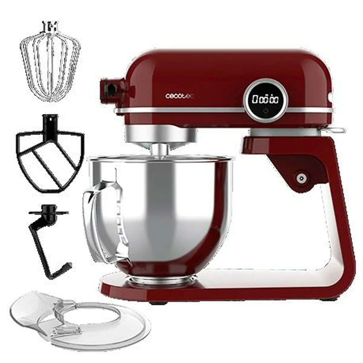 Sbattitore-Impastatrice Cecotec Twist&Fusion 4500 Luxury Red