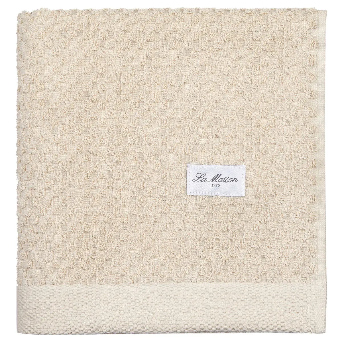 Telo da bagno La Maison Beige 100 % cotone 30 x 50 cm