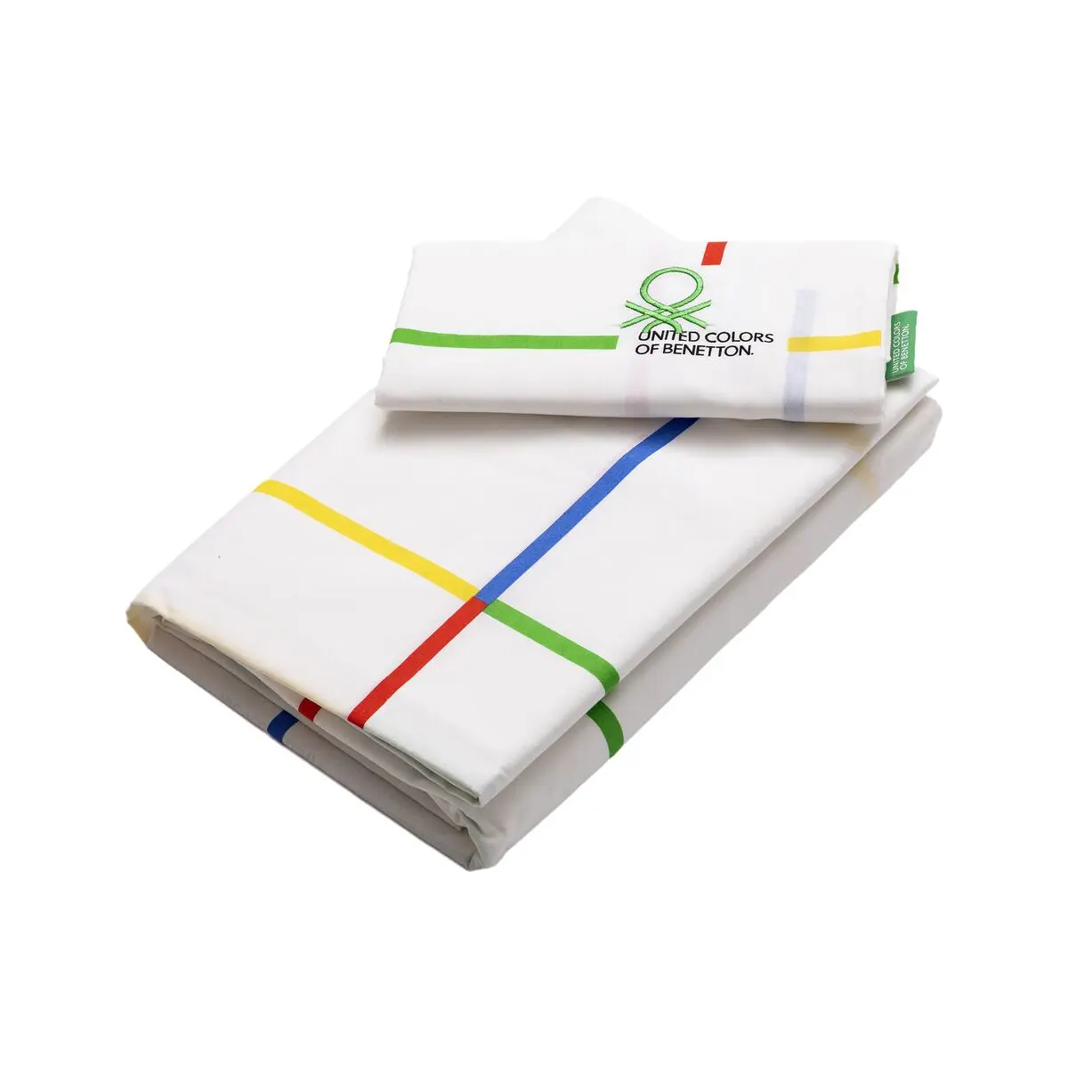 Set di Lenzuola Benetton RAINBOW 4 Pezzi