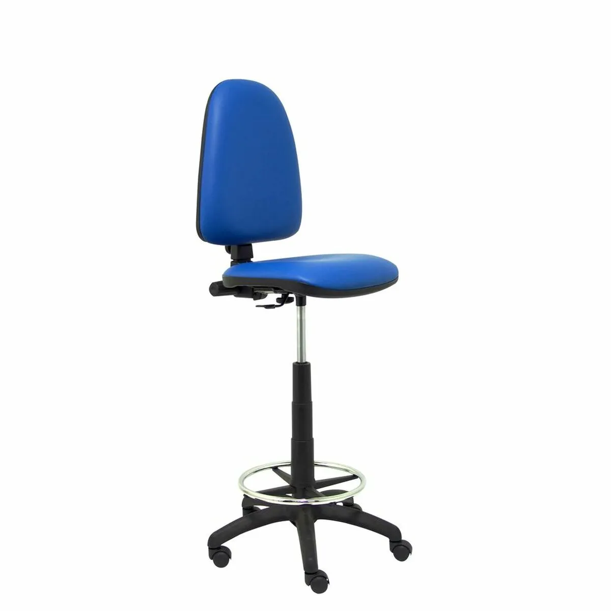 Sgabello Ayna  P&C 4CPSPAZ Ecopelle Azzurro