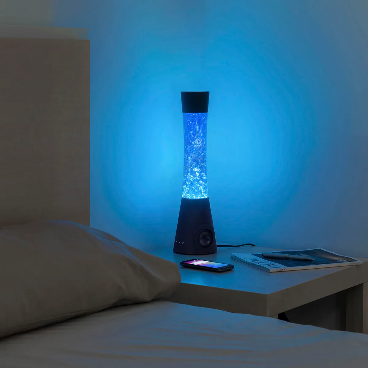 Lava Lamp con Altoparlanti e Microfono Flow Lamp InnovaGoods