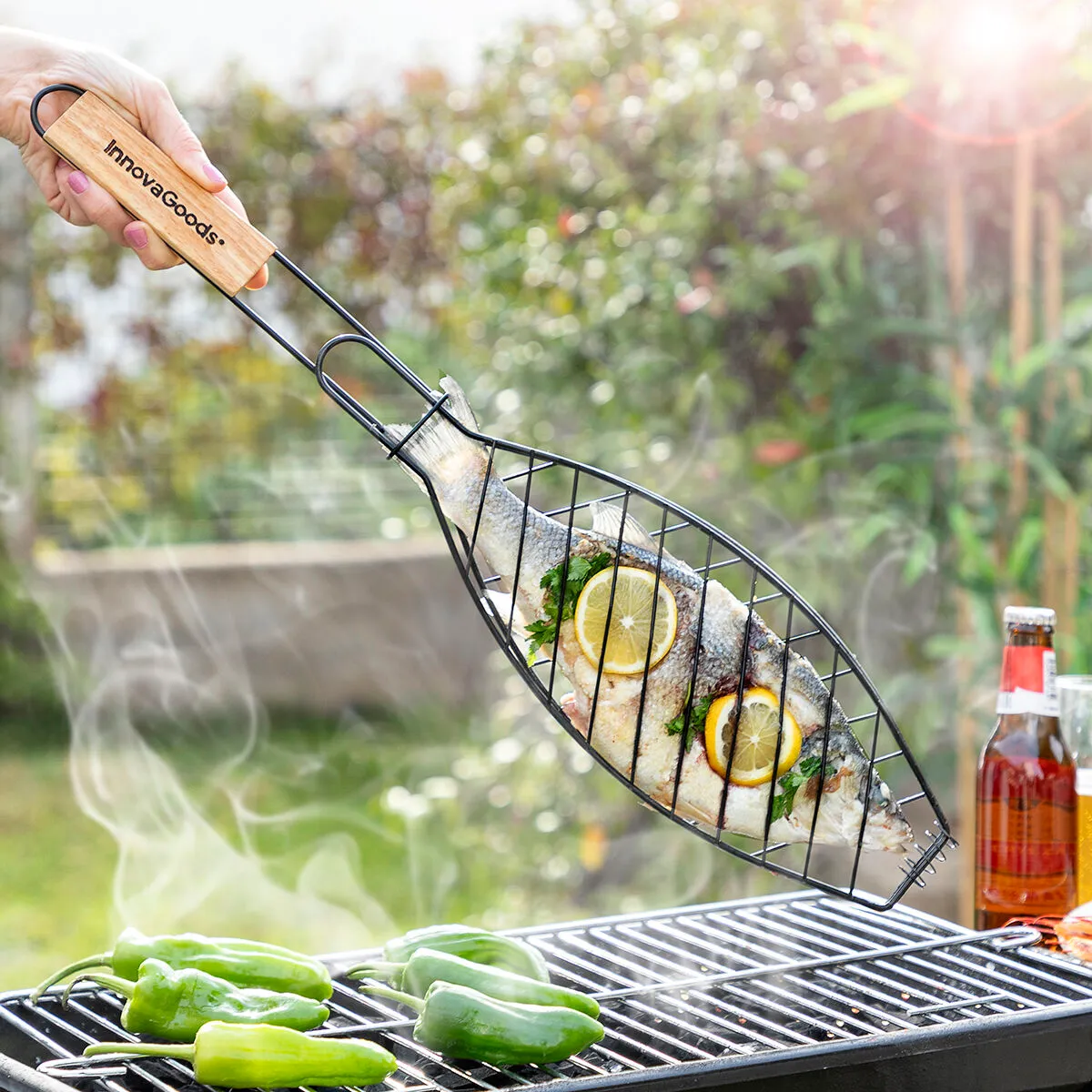 Griglia per Barbecue per Pesce Fisket InnovaGoods