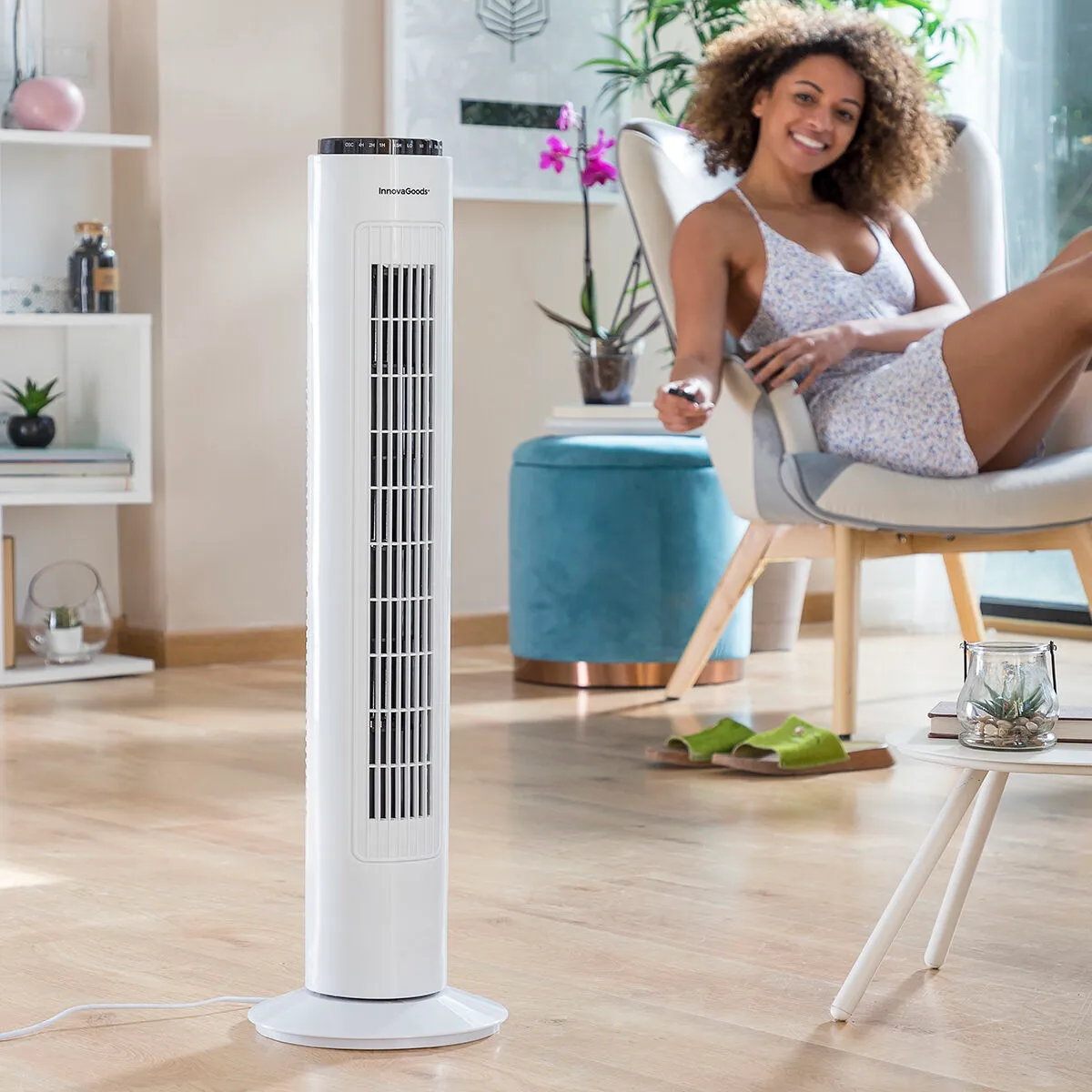 Ventilatore a Torre con Telecomando Towarie InnovaGoods