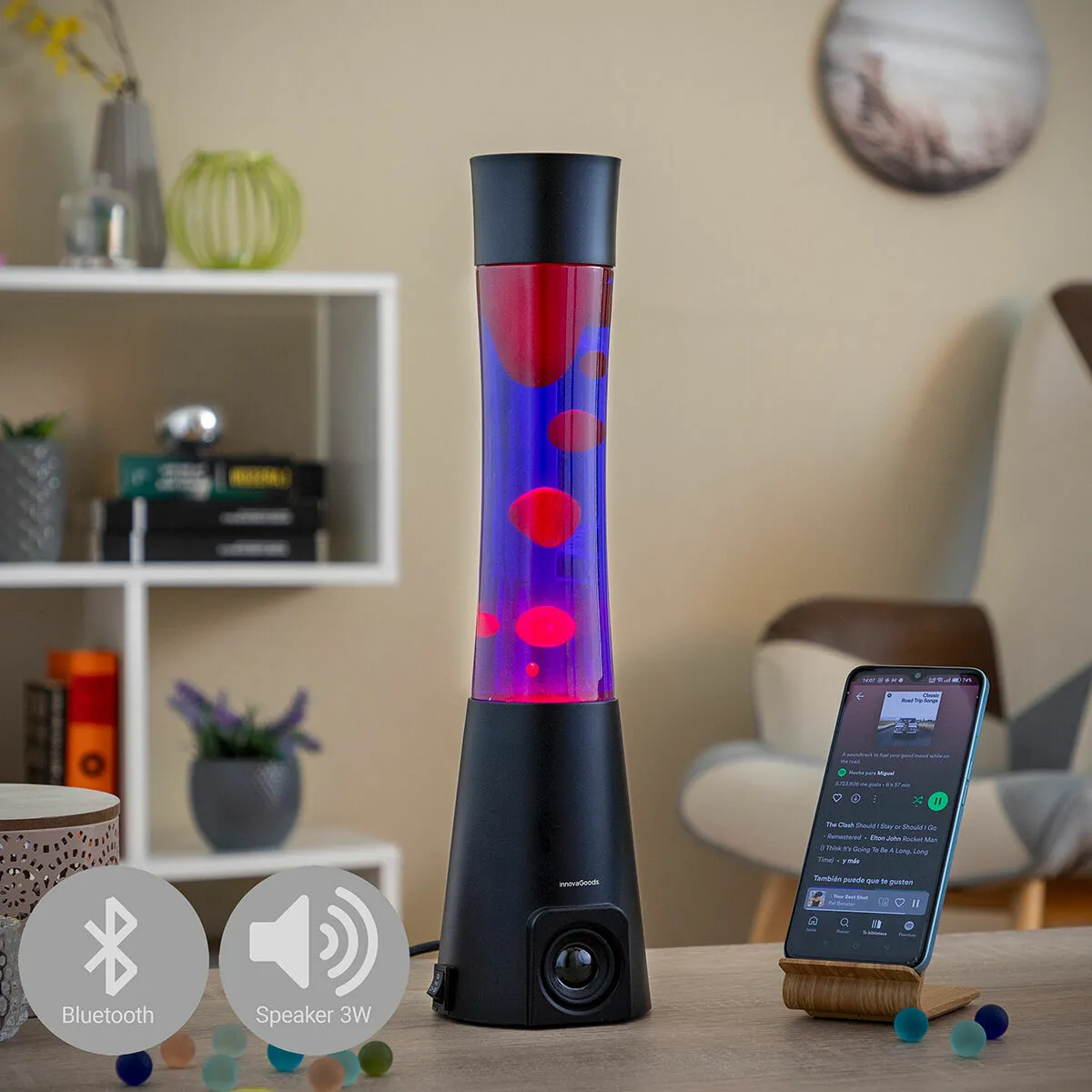 Lava Lamp con Altoparlante Maglamp InnovaGoods