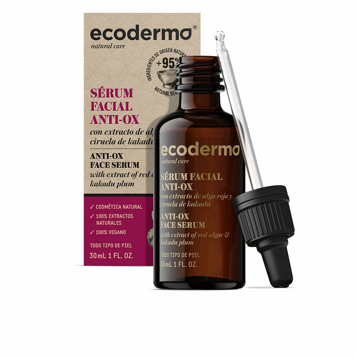 Siero Viso Ecoderma   Antiossidante 30 ml