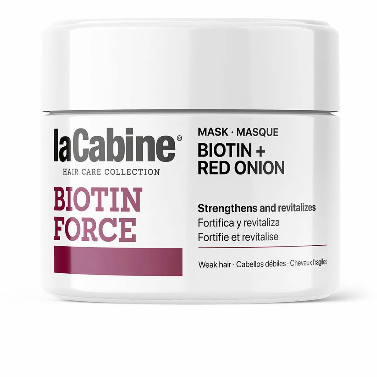 Maschera Rivitalizzante laCabine Biotin Force Trattamento Fortificante 250 ml