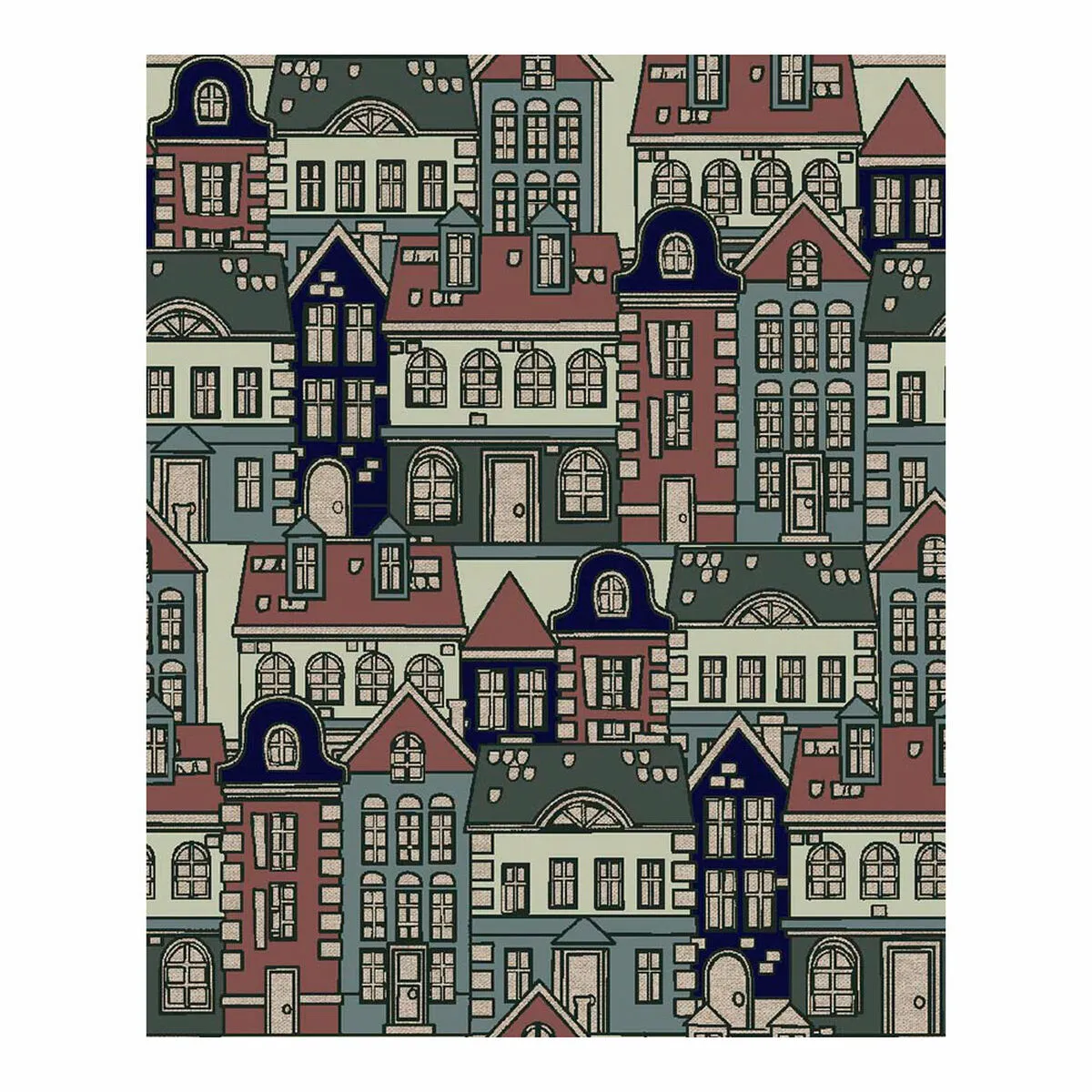 Tovaglia Things Home Trade Town 140 cm x 25 m cotone e poliestere