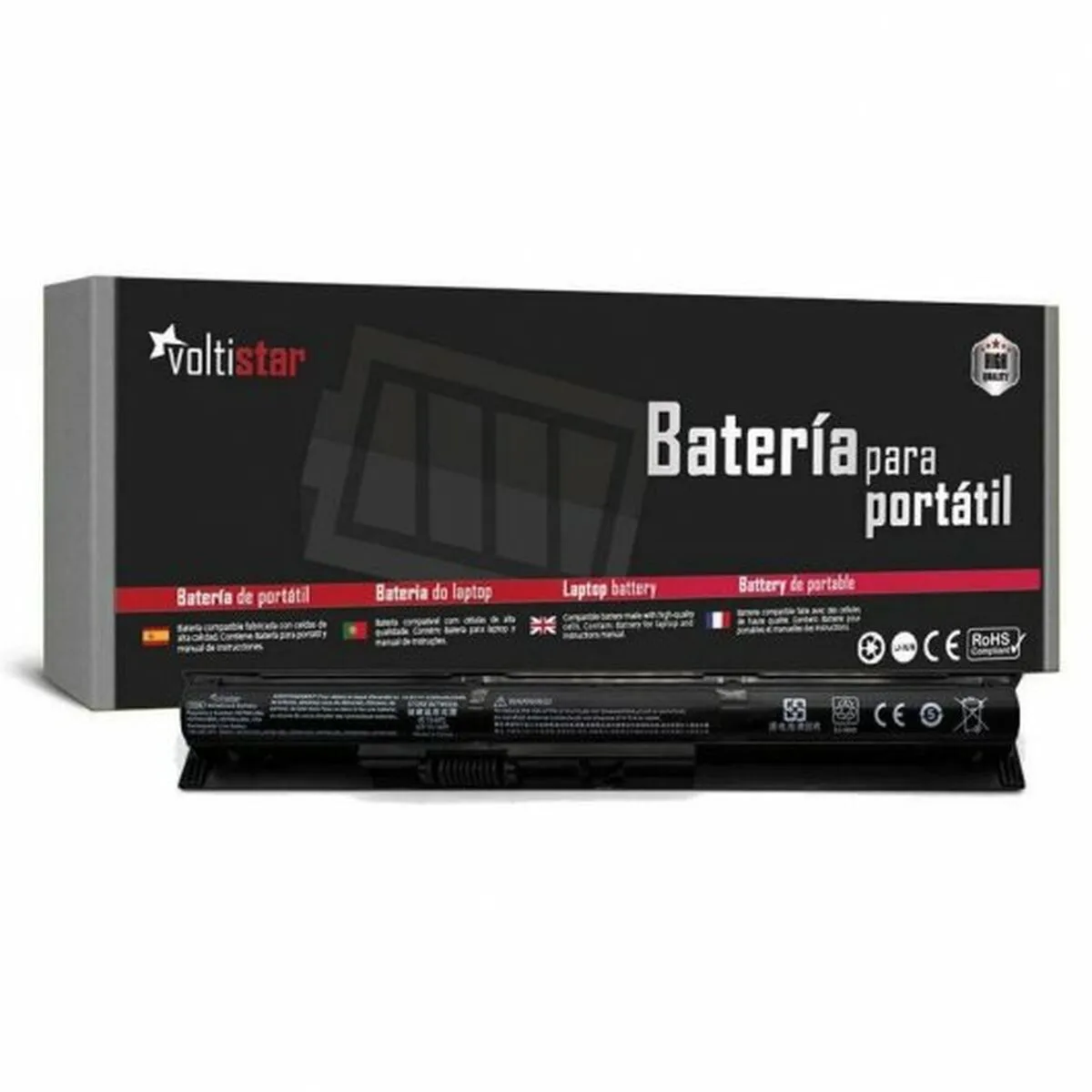 Batteria per Notebook Voltistar BATHP15 Nero 2200 mAh 14,8 V