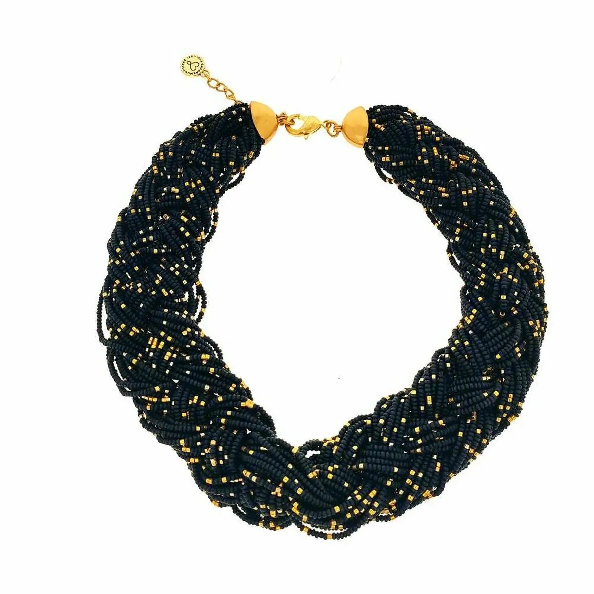 Collana Donna Lola Casademunt Nero Intrecciato