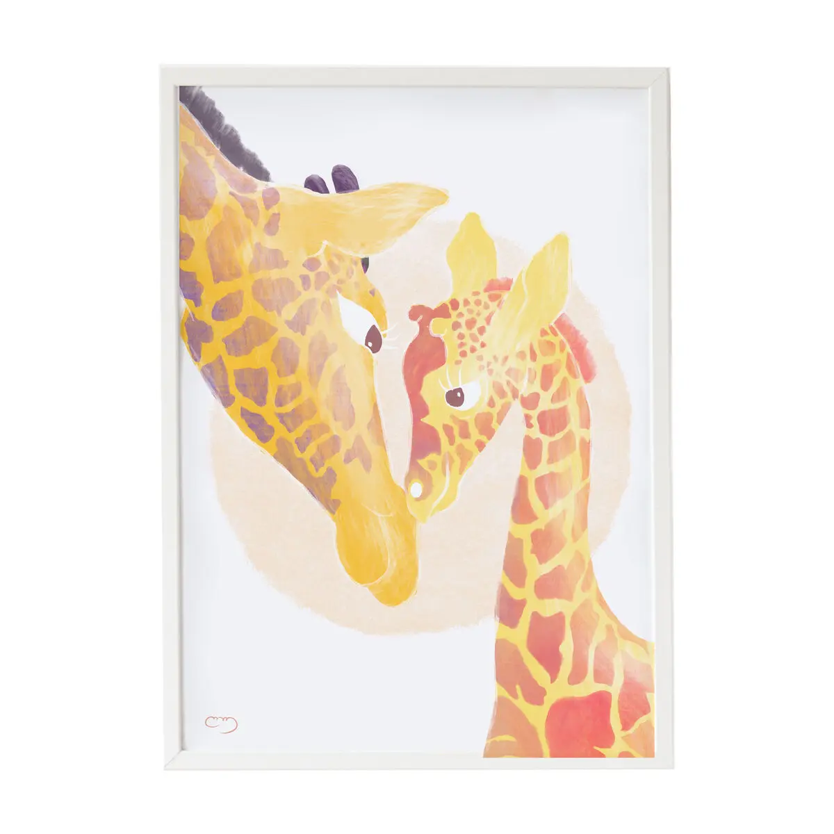 Quadro Crochetts 33 x 43 x 2 cm Giraffa