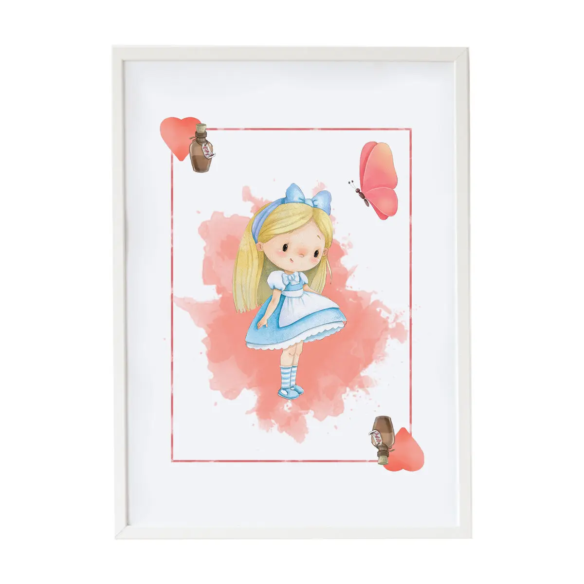 Quadro Crochetts Alice 33 x 43 x 2 cm Bambina