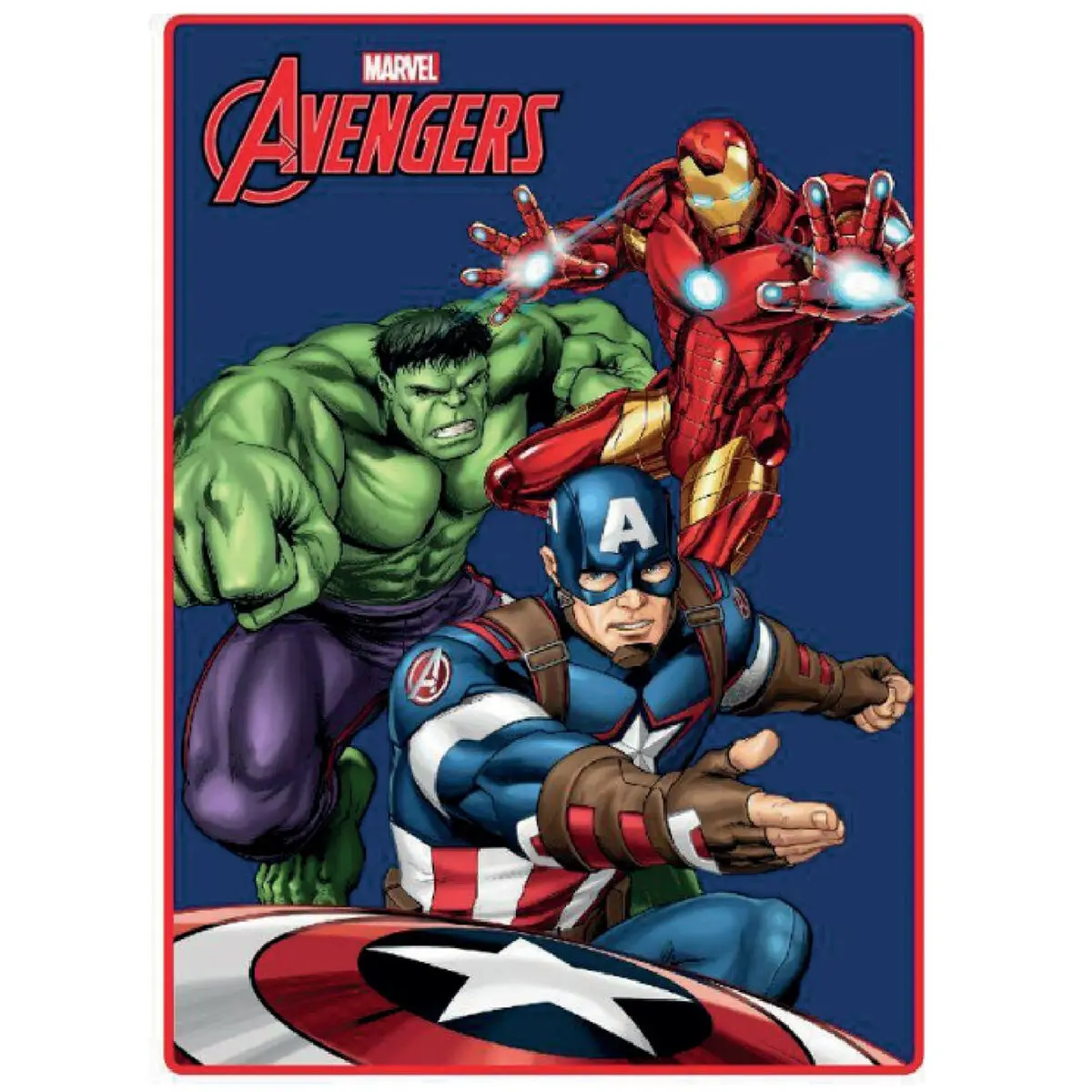 Coperta The Avengers Super heroes 100 x 140 cm Multicolore Poliestere