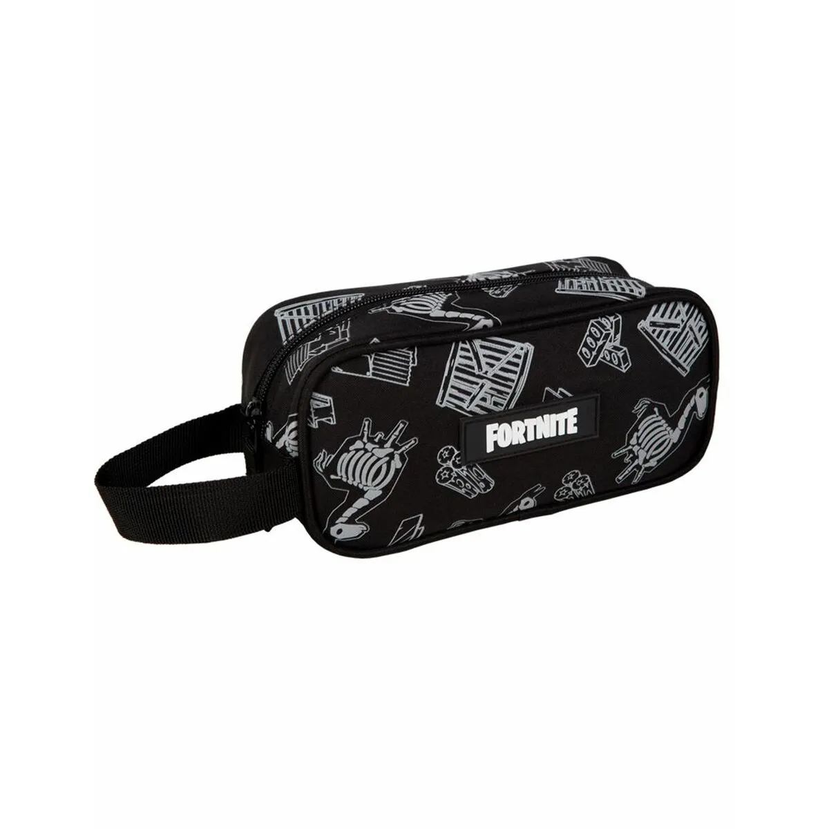 Necessaire Fortnite Riflettente Nero 10 x 24 x 11 cm