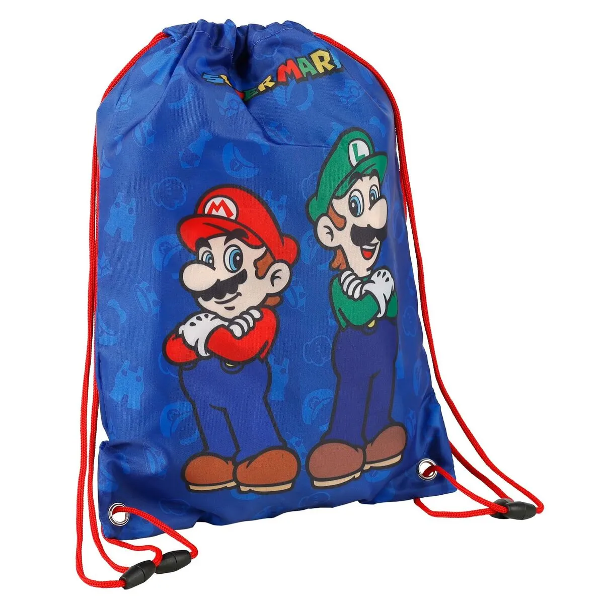 Zainetto con Cordini Super Mario & Luigi Azzurro 40 x 29 cm